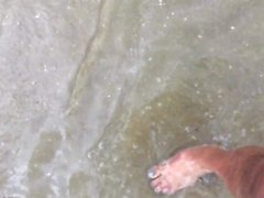 Naked muddy feet fun