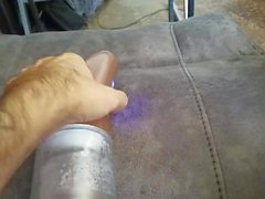 Edging with Electric Masturbator Toy To Mommy's Big Tit Hand Job