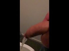 taking a piss in slow motion