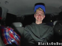 Sam Tyson Handles Two Black Cocks