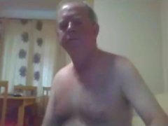 grandpa cum on webcam