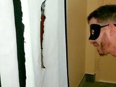 Over one hour compilation of me sucking dicks at my gloryhole