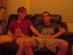 college friends jerking on cam together