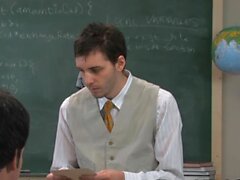 Kinky teacher Wade Warren anal breeds student Skylar West