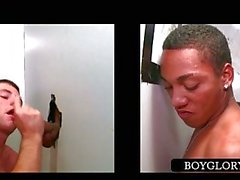 Gay dick suck with afro boy on gloryhole