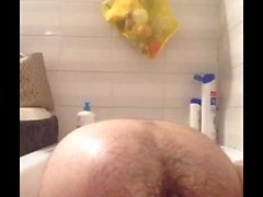 Anal masturbation and cream