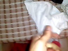 cum on turkish milf's dirty panty