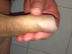 Playing with my uncut cock - no cum 01.03.2016