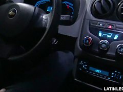 LatinLeche - Taxi driver sucks latin dick, fucked for cash