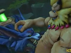 TOP 100 Best 3D Gay Monster Furry Porn Animation