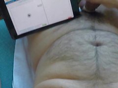 Jerking Big Uncut Foreskin Cock CumShot HD Gopro
