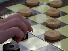 Checkers game ends for two teens with anal at friend's place