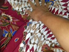 again fuck,cum Aunty's lungi Textil Motif Batik AYU 526
