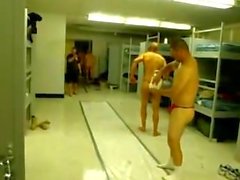 Army Guys Having Fun in Thongs and Some Naked