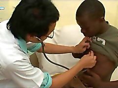 An Interracial Oral Sex Inside The Asian Medical Clinic
