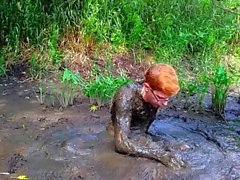 Dirty Nude Mud Play