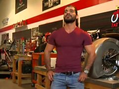 Ali Liam Hot Biker Gets Edged In The Motorcycle Garage