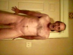 Outside naked and vacuuming my dick and cumming