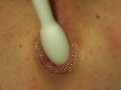 ass stuffing water balloon anal gaping weird insertion