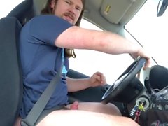 Public Cumshot After Some Car Play