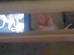 Spying on my neighbor watching porn