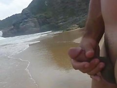 punheta na praia