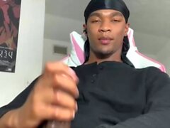 Solo Black Gay Masturbation Jerk Off