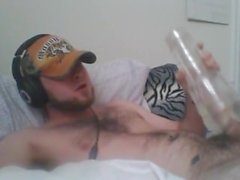 Hairy Cub Watches Porn & Fleshjack ( JO & Cum )