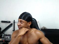 Solo Black Gay Masturbating