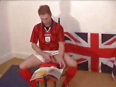 British football guys fuck in the changing room