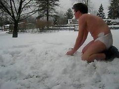 Playing In The Snow In My Diaper