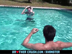 BrotherCrush - Skinny Twink Loves Getting His Throat Fucked
