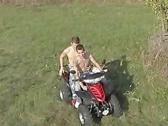 Arny and Alex On Tthe ATV!!!