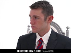 MormonBoyz - Hairy hung twink missionary violated by old