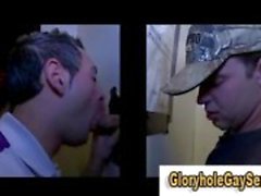 Straighty gets gay head at gloryhole