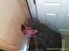 Thick Cock First Time Gloryhole Experience