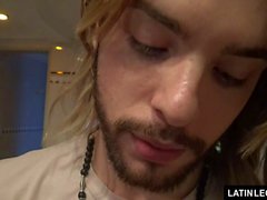 LatinLeche - Latino Kurt Cobain Lookalike Fucks A Horny Cameraman For Cash