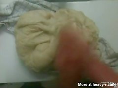 Uncut big cick fucking dough