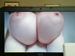 Cumming hand-free: how can you resist those tits?