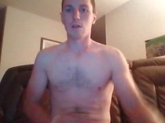 Str8 Vocal Jock Cums on Cam