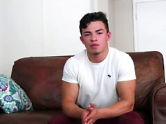 Fit Ripped Teen Julian Rodriguez Jerks And Cums