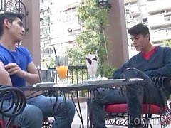 Cafe date leads to kitchen gay smut