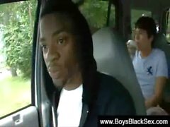 Blacks Thugs Breaking Down Hard Sissy White Boys 09
