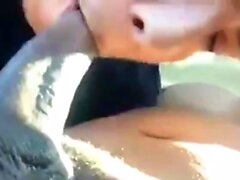 Hot guy gives me a public blowjob