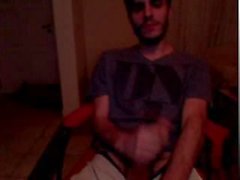 Hot fit guy on webcam