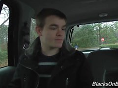 Justin Cross Gets His First Taste Of Black Cock