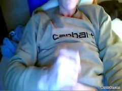 Danish Sexy Boy - Webcam Show With Cumshot On Belly & Hand (Boyztube)