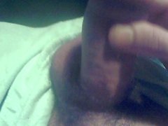 Solo-Playing with my Hot Spicy Hairy Sausage SpermCocktail