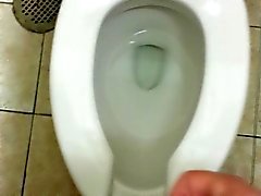 Masturbating in a public restroon and getting caught!!