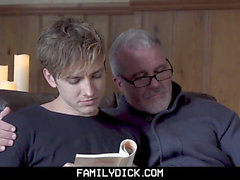 FamilyDick - stepparent And Step Grandpa Spitroast A ultra-kinky youngster